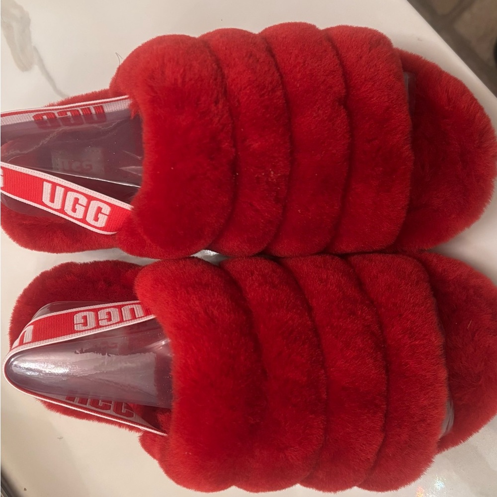 UGG Women's Vibrant “Fluff Yeah”  Slippers